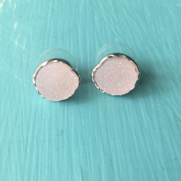 Lane Bryant Jewelry - 🌸Blush Druzy Earrings🌸